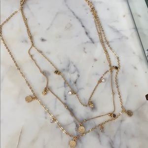 Ettika Layered 18k gold necklace